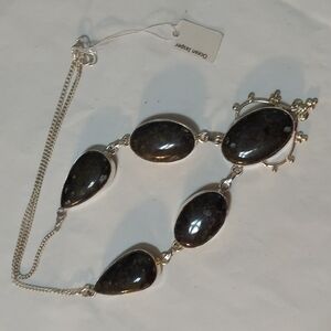 OCEAN Jasper Sterling Silver Necklace